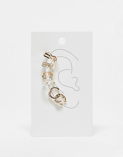 Lot de 7 bijoux d'oreilles avec perles fantaisie - Asos Design - Modalova