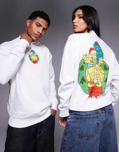 Les Simpsons - Sweat oversize unisexe de Noël avec imprimés Les Simpson - Asos Design - Modalova