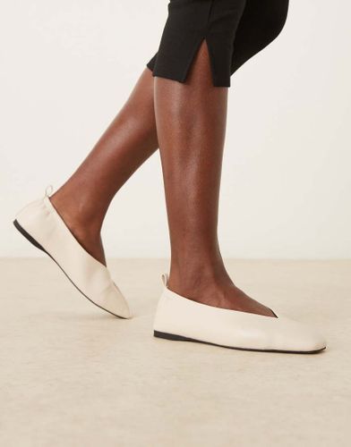 Leslie - Ballerines  bout carr - cass - Asos Design - Modalova