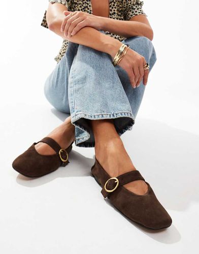 Luxe - Ballerines style babies en cuir de qualité supérieure - Asos Design - Modalova