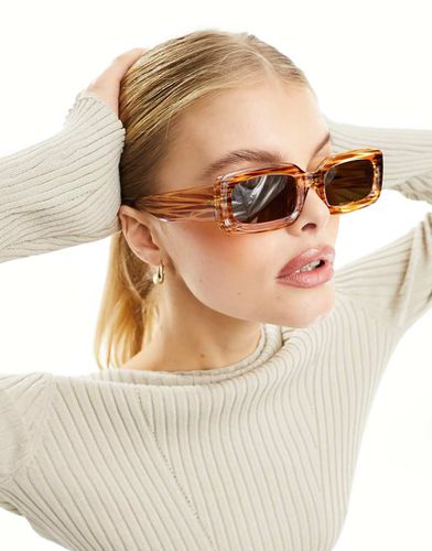 Lunettes de soleil carrées avec verres polarisés - Asos Design - Modalova