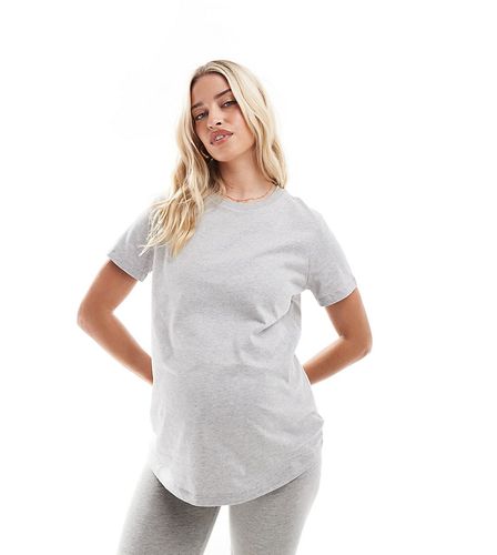 ASOS DESIGN Maternity - Ultimate - Lot de 3 t-shirts ras de cou en coton mélangé - MULTI - Asos Maternity - Modalova