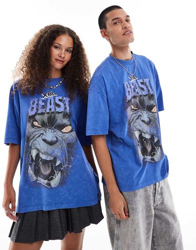 Marvel - T-shirt oversize unisexe à imprimé Beast de X-Men - Asos Design - Modalova