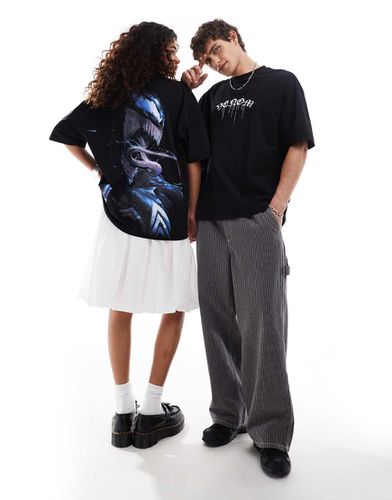 Marvel - T-shirt unisexe oversize avec imprimé Venom graphique - Asos Design - Modalova