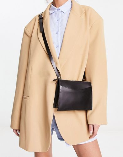 Mini sac en cuir avec poche à l'avant et bandoulière amovible - Asos Design - Modalova