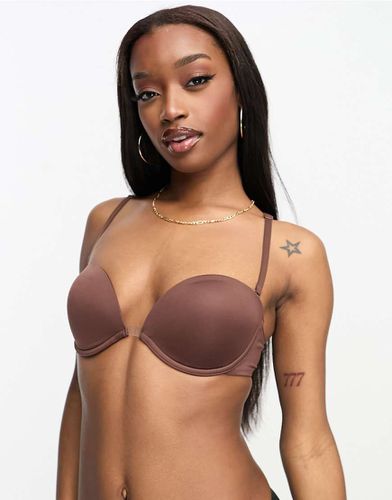 Soutien-gorge multi-positions à bonnets moulés et bretelles amovibles avec détail transparent au centre - Asos Design - Modalova