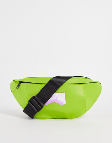 Sac banane d'ensemble en nylon avec imprimé Escapism » - vif - Asos Design - Modalova