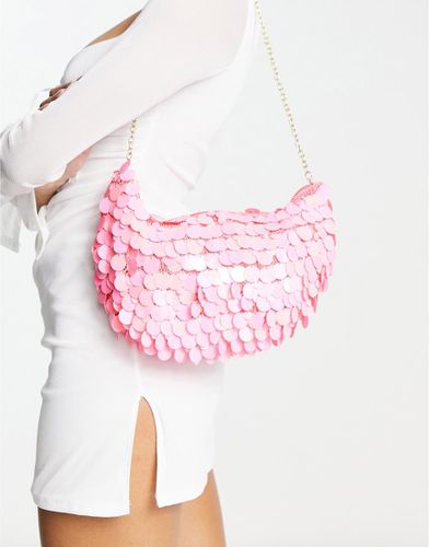 Sac porté épaule orné de sequins effet dégradé - Asos Design - Modalova