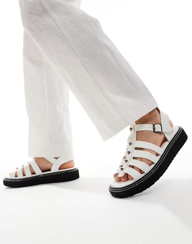 Sandales chunky style spartiates à clous argentés - Asos Design - Modalova