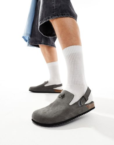 Sandales à enfiler style sabots avec détails western - Asos Design - Modalova
