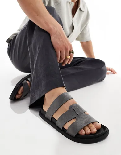 Sandales en imitation daim - Asos Design - Modalova