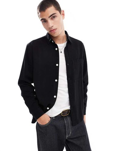 Surchemise en jean - Noir - Asos Design - Modalova