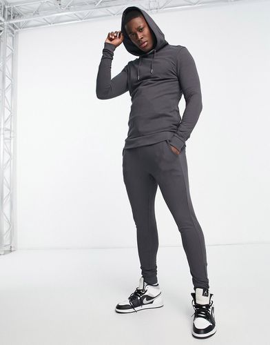 Survêtement avec sweat à capuche moulant et pantalon de jogging ultra ajusté - délavé - Asos Design - Modalova