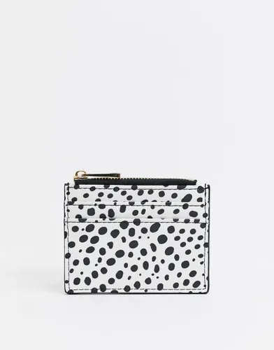 Porte-monnaie et porte-cartes à pois - Asos Design - Modalova