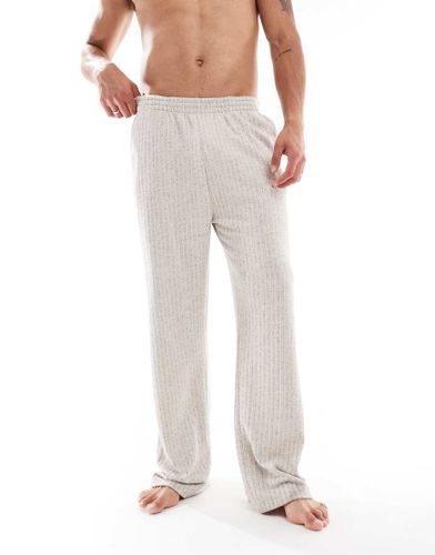 Pantalon confort textur - Taupe - Asos Design - Modalova
