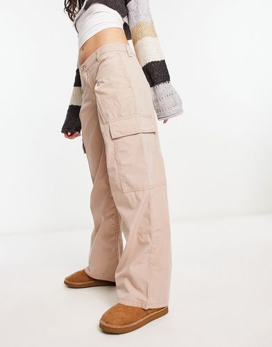 Pantalon cargo à taille basse - Taupe - Asos Design - Modalova