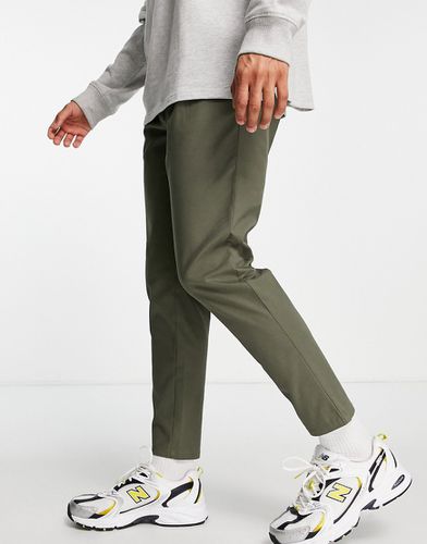 Pantalon chino coupe cigarette - délavé - Asos Design - Modalova