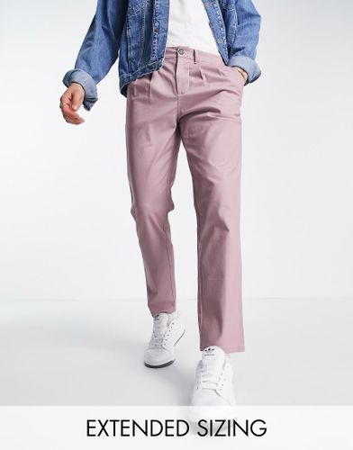 Pantalon chino cigarette - clair - Asos Design - Modalova