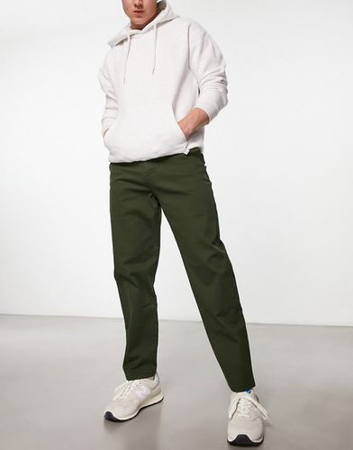 Pantalon chino à coupe skateur - Kaki - Asos Design - Modalova