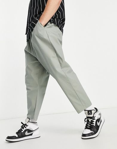 Pantalon chino à entrejambe bas - clair - Asos Design - Modalova