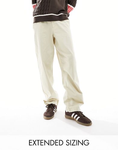 Pantalon chino basique décontracté - Taupe - Asos Design - Modalova