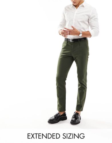 Pantalon chino de travail coupe ajustée - Olive - Asos Design - Modalova