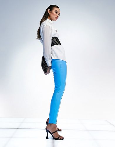 Pantalon à pinces en similicuir - Asos Design - Modalova