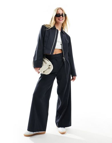 Pantalon ample d'ensemble à fines rayures - Asos Design - Modalova
