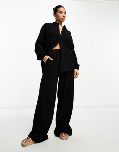 Pantalon ample d'ensemble effet froissé à taille froncée - Asos Design - Modalova