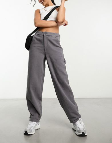 Pantalon ample texturé - Asos Design - Modalova