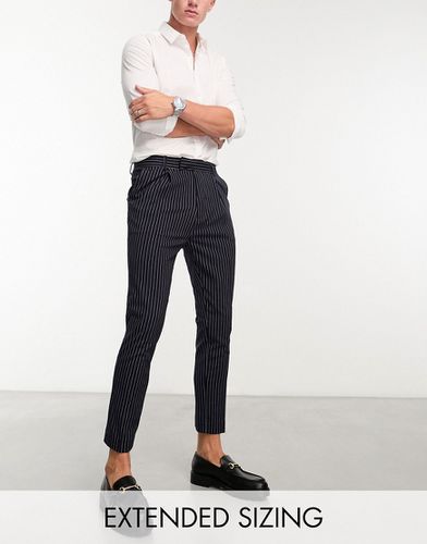 Pantalon ajusté habillé à fines rayures - Asos Design - Modalova