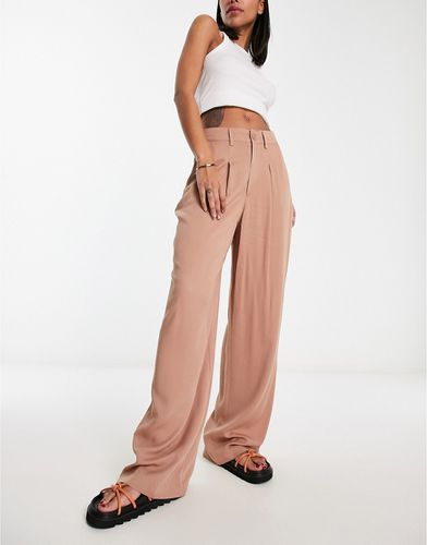 Pantalon dad coupe ample - Camel - Asos Design - Modalova