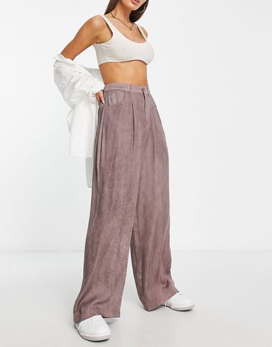 Pantalon dad large - Vison délavé - Asos Design - Modalova