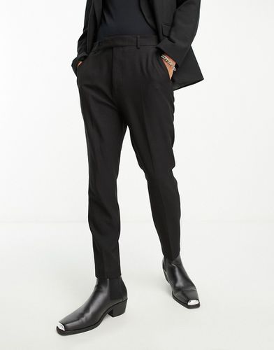 Pantalon de costume fuselé - Noir pailleté - Asos Design - Modalova