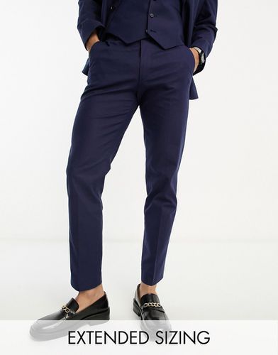 Pantalon de costume slim en lin mélangé - Asos Design - Modalova