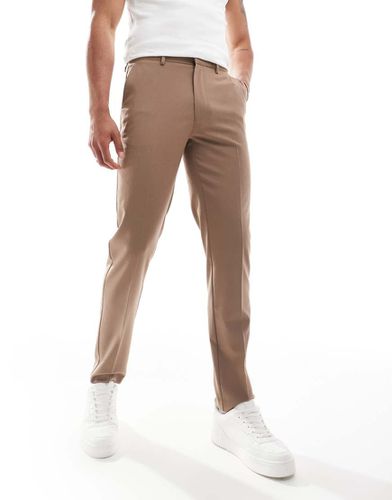 Pantalon de costume slim - Taupe foncé - Asos Design - Modalova