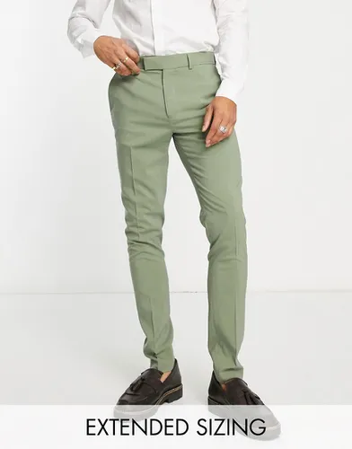 Pantalon de costume slim - olive - Asos Design - Modalova