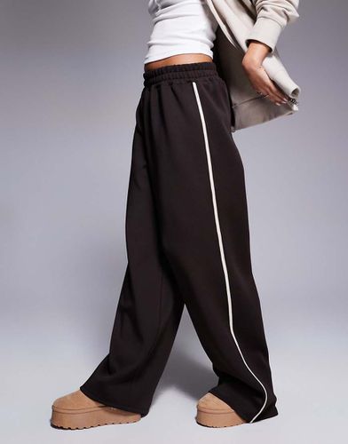 Pantalon de jogging ample en néoprène - Chocolat - Asos Design - Modalova