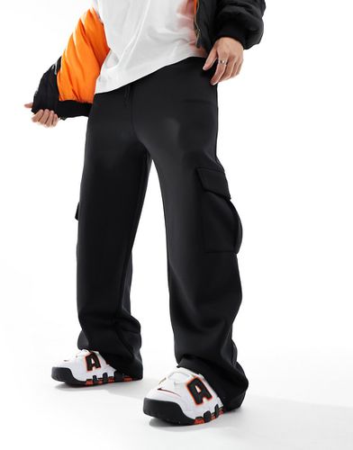 Pantalon de jogging droit en néoprène avec poches cargo - Asos Design - Modalova