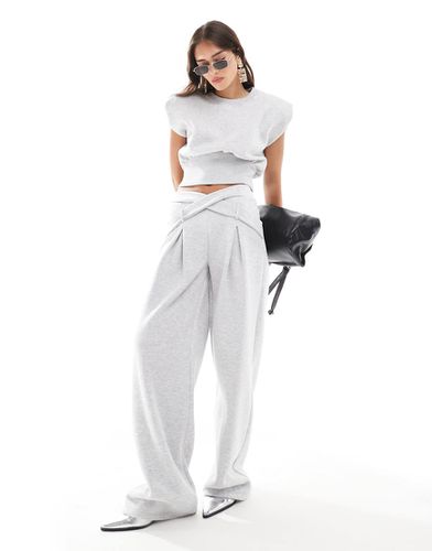 Pantalon de jogging large habillé à détails croisés - Asos Design - Modalova