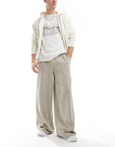Pantalon de jogging super large - Beige - Asos Design - Modalova