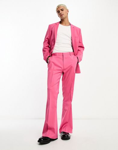 Pantalon de tailleur évasé - vif - Asos Design - Modalova