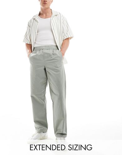 Pantalon décontracté à enfiler -  sauge - Asos Design - Modalova