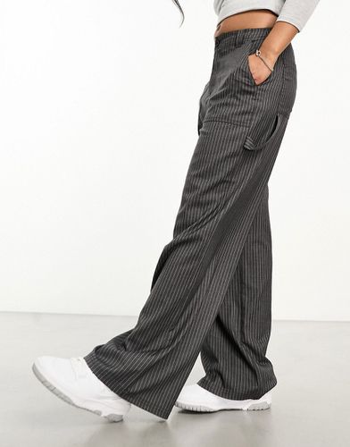 Pantalon décontracté avec poche - Rayures - Asos Design - Modalova