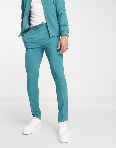 Pantalon d'ensemble ajusté coupe habillée - sauge - Asos Design - Modalova