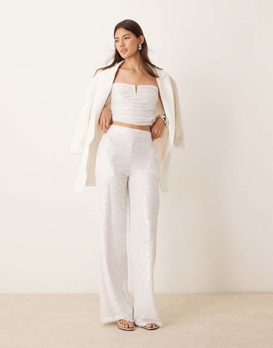 Pantalon d'ensemble ample à sequins - Asos Design - Modalova