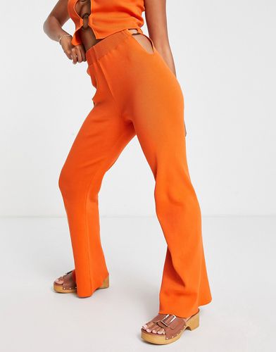 Pantalon d'ensemble en maille avec anneau à la taille - Asos Design - Modalova