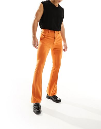 Pantalon élégant coupe ajustée puis évasée - Asos Design - Modalova