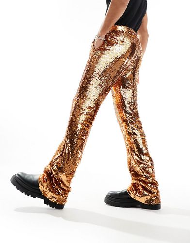 Pantalon évasé élégant - Bronze - Asos Design - Modalova