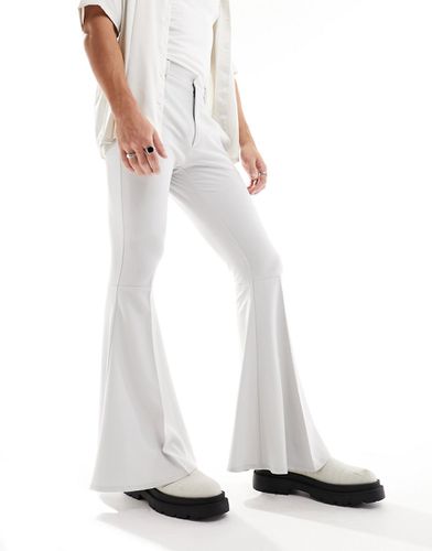 Pantalon habillé très évasé - Gris givré - Asos Design - Modalova